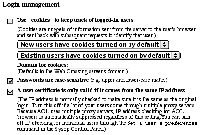 Turning on cookies
