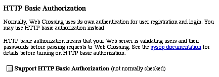 HTTP Basic Authentication Pane