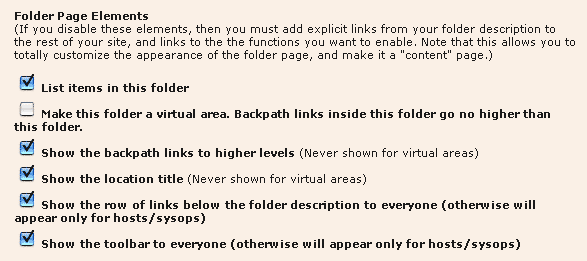 Folder Page Elements